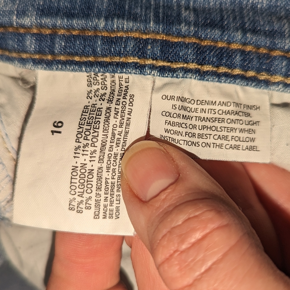 Gloria Vanderbilt Amanda jeans size 16 - Picture 8 of 9